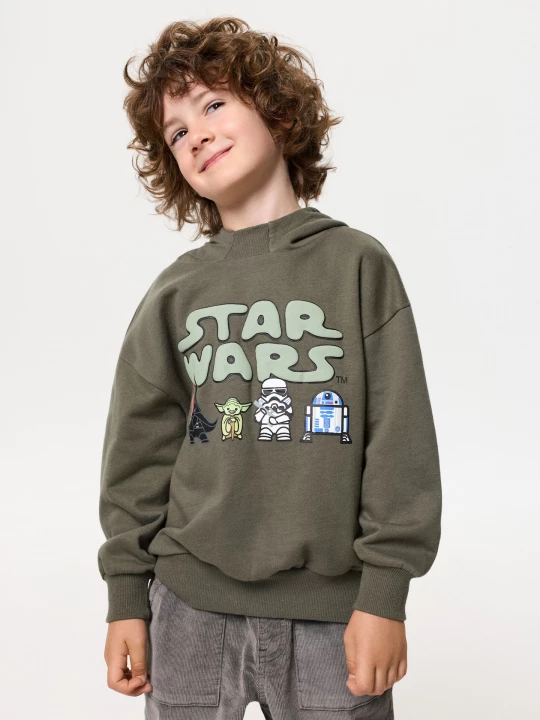 Obrázek produktu Sinsay - Bluza z kapturem z nadrukiem Star Wars - szary