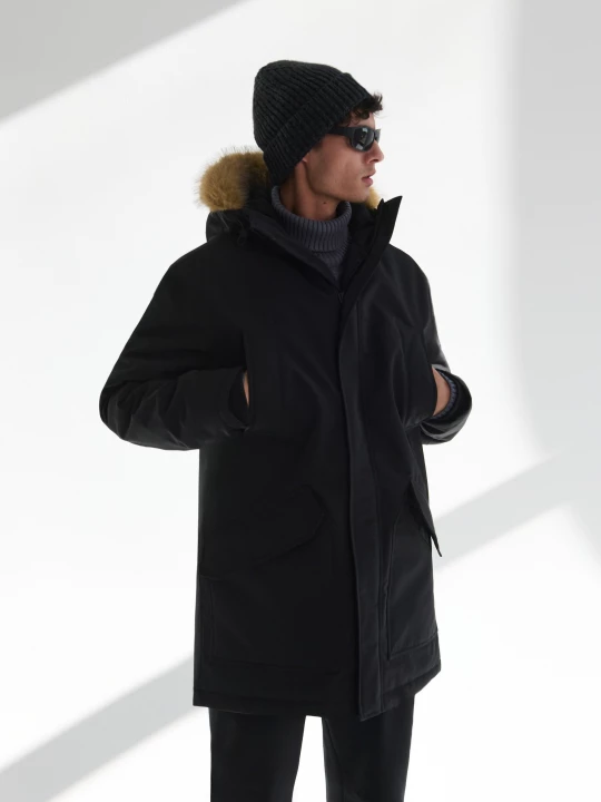 Obrázek produktu Sinsay - Bunda parka - černá