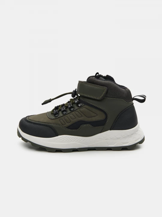 Obrázek produktu Sinsay - Buty trekkingowe za kostkę z imitacji skóry - khaki