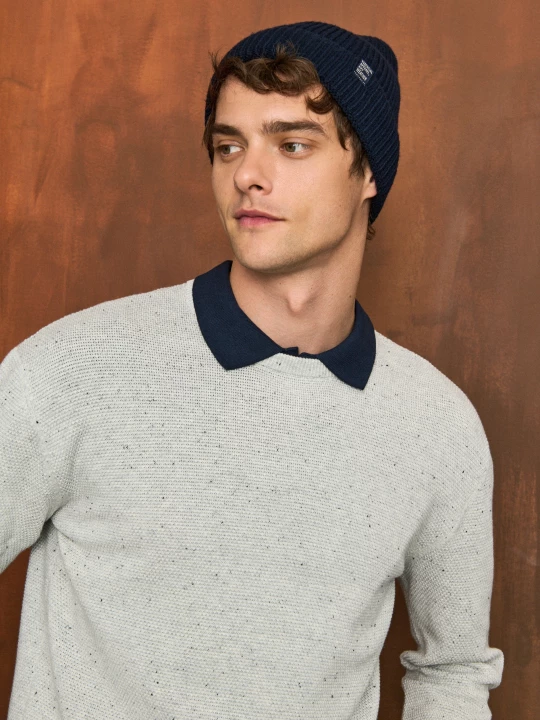 Obrázek produktu Sinsay - Čepice beanie - námořnická modrá
