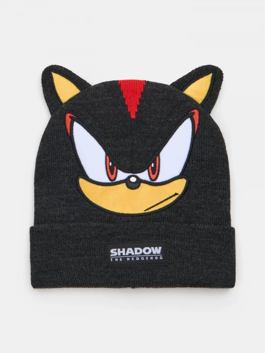 Obrázek produktu Sinsay - Czapka beanie z elementami 3D Sonic the Hedgehog - szary