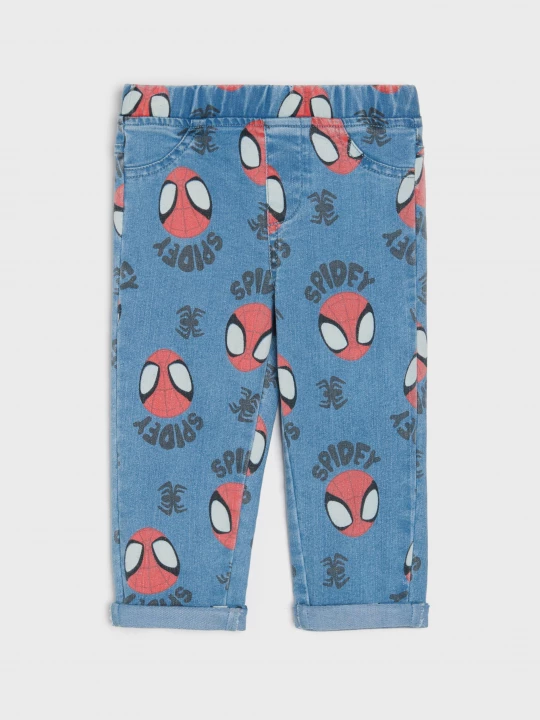 Obrázek produktu Sinsay - Spodnie jeansowe Spidey & His Amazing Friends - granatowy