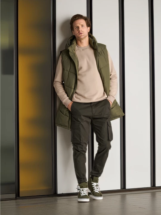 Obrázek produktu Sinsay - Dlouhá vesta - khaki