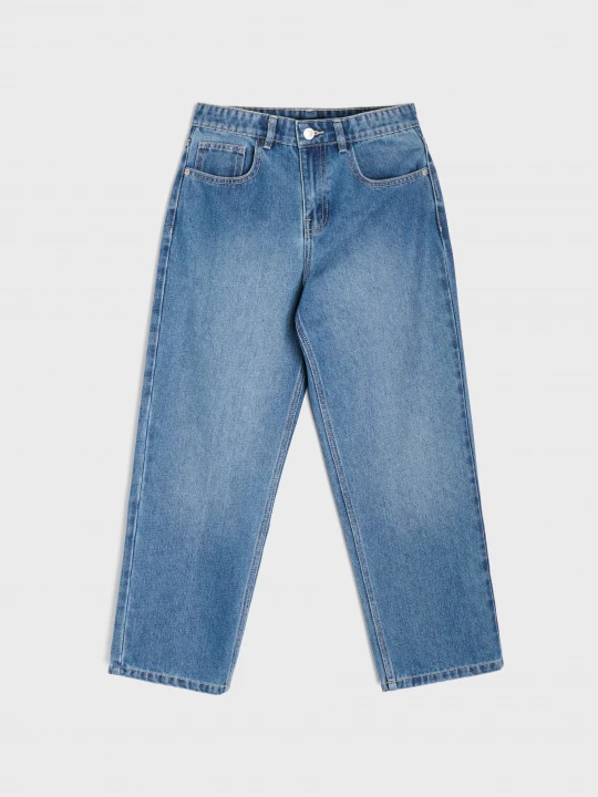 Obrázek produktu Sinsay - Spodnie jeansowe loose fit - granatowy