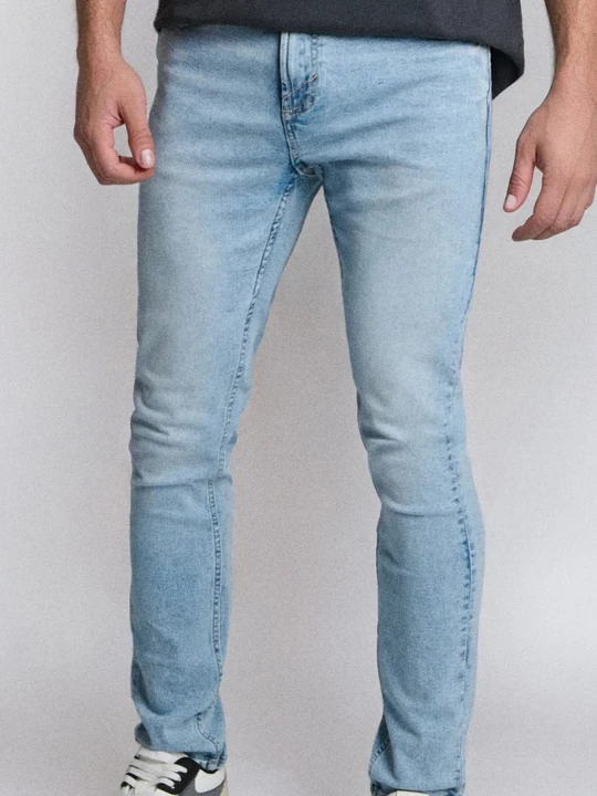 Obrázek produktu Sinsay - Džíny skinny se sepraným efektem - modrá