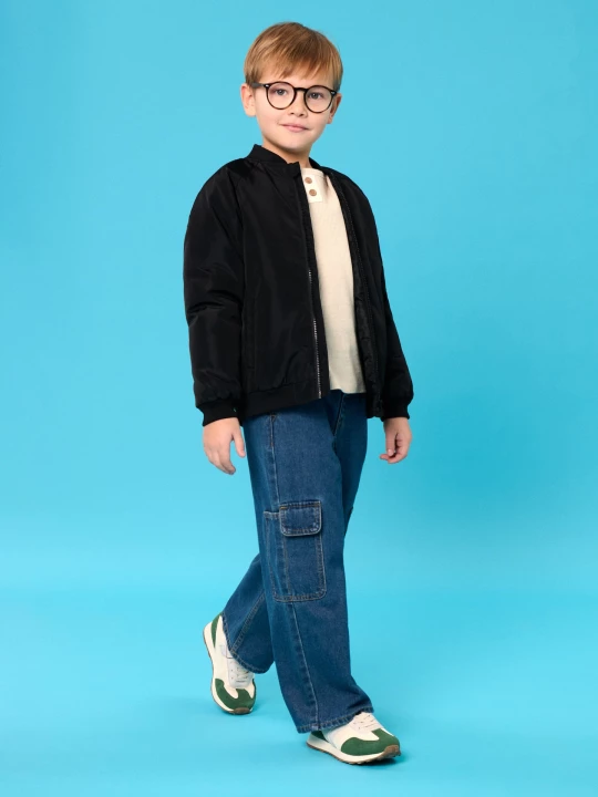 Obrázek produktu Sinsay - Jeansy baggy fit - granatowy