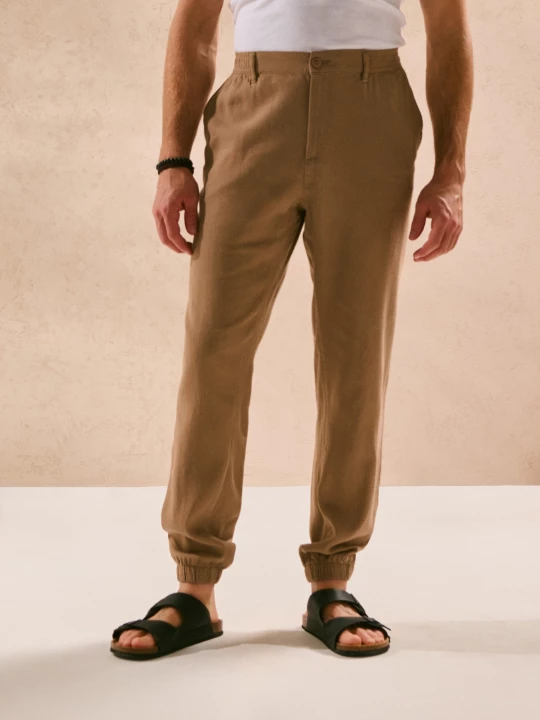 Obrázek produktu Sinsay - Kalhoty joggers - hnědá