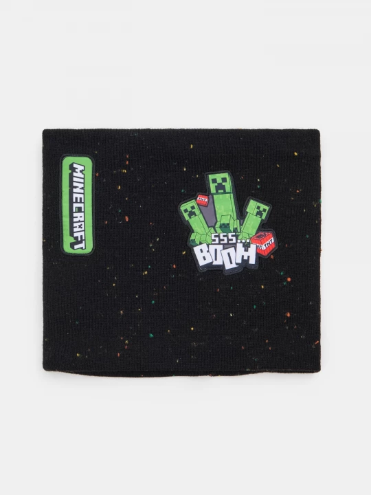 Obrázek produktu Sinsay - Komin z naszywkami Minecraft - czarny