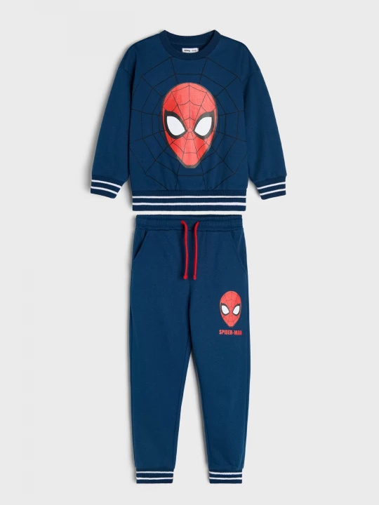 Obrázek produktu Sinsay - Komplet: bluza i spodnie Spider-Man - granatowy