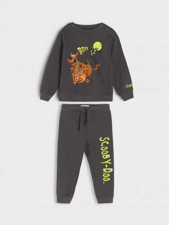 Obrázek produktu Sinsay - Komplet dresowy świecący w ciemności Scooby-Doo - szary