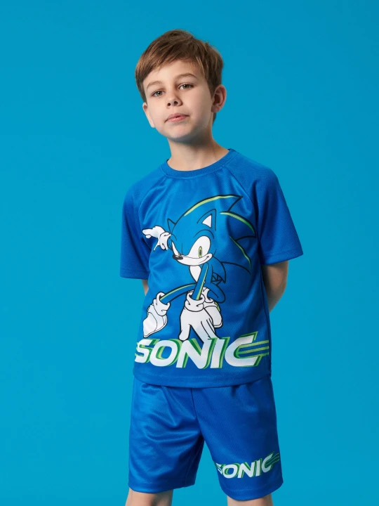 Obrázek produktu Sinsay - Komplet dzianinowy Sonic The Hedgehog - niebieski
