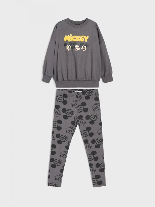 Obrázek produktu Sinsay - Komplet dzianinowy z bawełną Mickey Mouse - szary