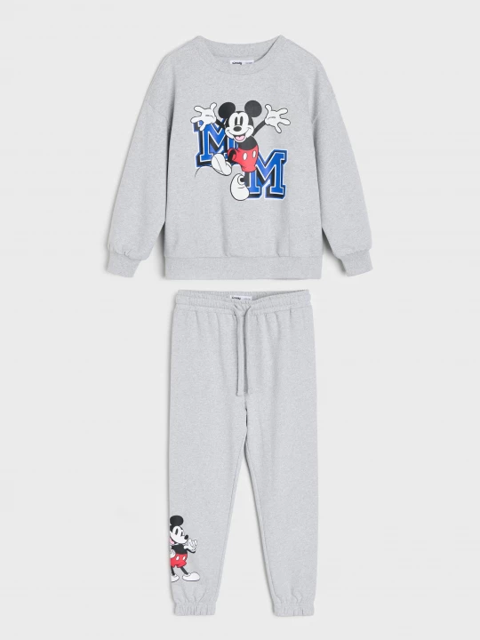 Obrázek produktu Sinsay - Komplet: bluza i spodnie z dzianiny terry Mickey Mouse - wielobarwny