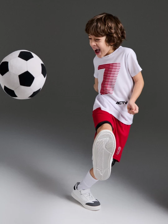 Obrázek produktu Sinsay - Koszulka sportowa z szybkoschnącej tkaniny Active - biały