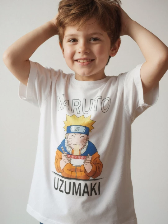 Obrázek produktu Sinsay - Koszulka z krótkim rękawem Naruto - biały