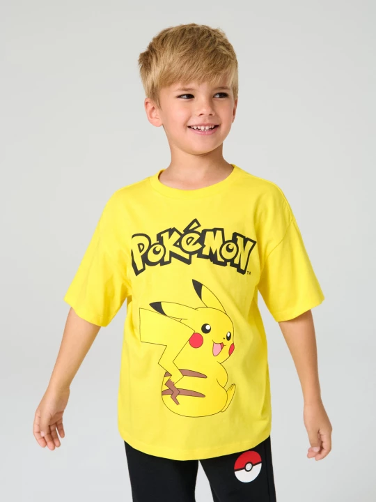 Obrázek produktu Sinsay - Koszulka z nadrukiem Pokémon - żółty