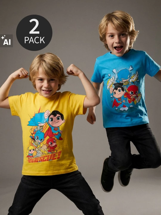 Obrázek produktu Sinsay - Koszulki 2 pack DC - wielobarwny