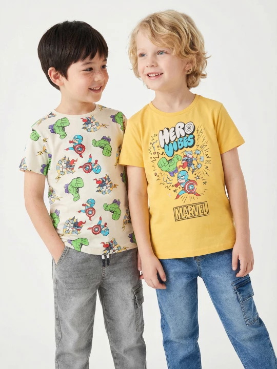 Obrázek produktu Sinsay - Koszulki 2 pack Marvel - wielobarwny