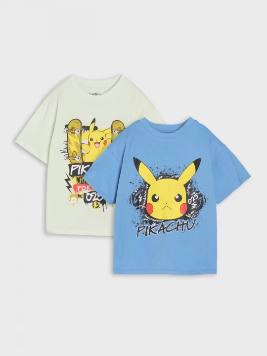 Obrázek produktu Sinsay - Koszulki 2 pack Pokémon - wielobarwny