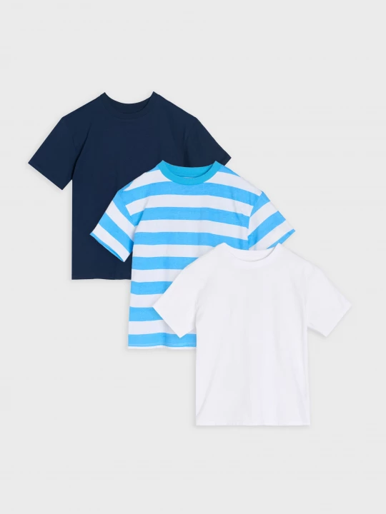 Obrázek produktu Sinsay - Koszulki 3 pack - mid blue