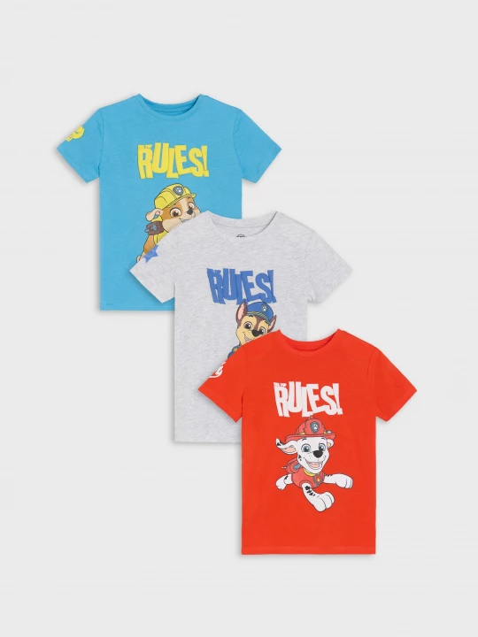 Obrázek produktu Sinsay - Koszulki 3 pack PAW Patrol - wielobarwny
