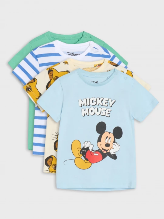Obrázek produktu Sinsay - Koszulki 4 pack Disney - błękitny