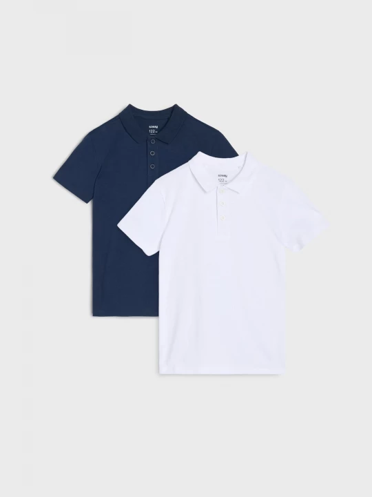 Obrázek produktu Sinsay - Koszulki polo w stylu basic 2 pack - biały