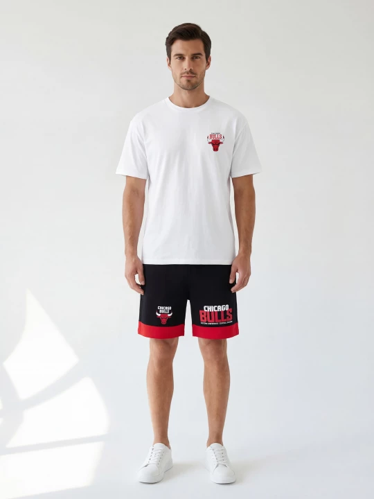 Obrázek produktu Sinsay - Kraťasy s potiskem Chicago Bulls NBA - černá
