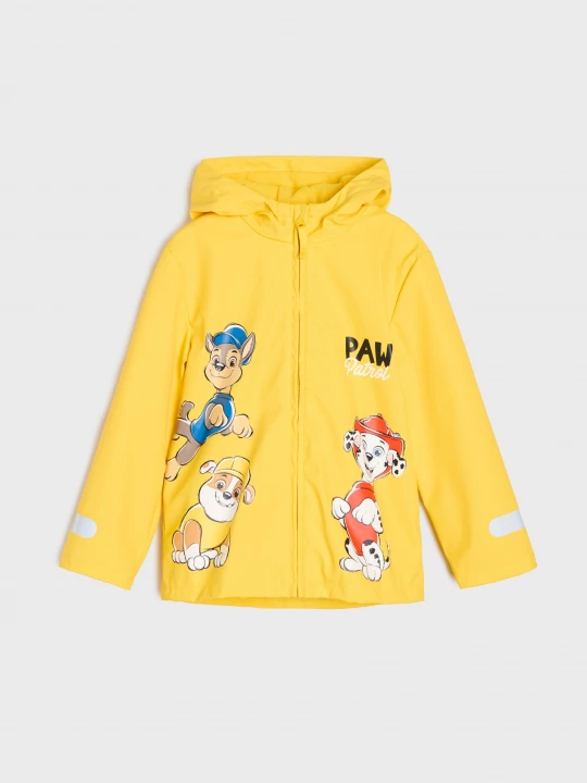 Obrázek produktu Sinsay - Kurtka przeciwdeszczowa z polarowym kapturem z odblaskowymi elementami PAW Patrol - żółty