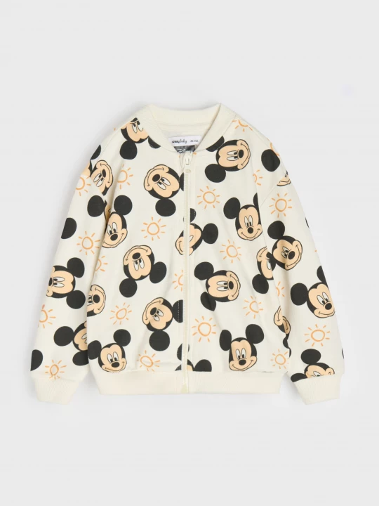 Obrázek produktu Sinsay - Bluza bomberka Mickey Mouse - kremowy