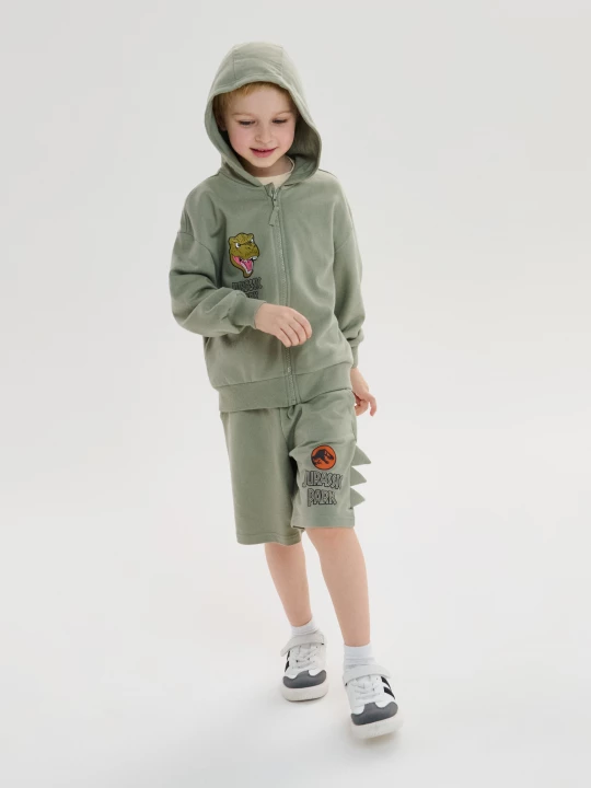 Obrázek produktu Sinsay - Rozpinana bluza z kapturem Jurassic Park - zielony