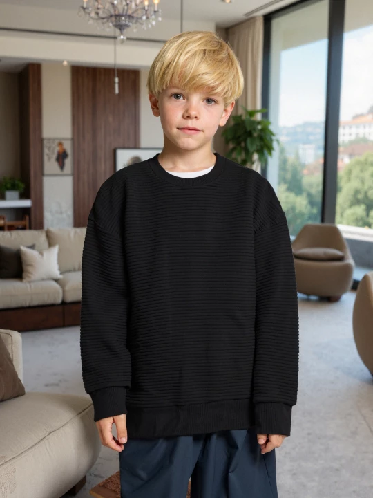 Obrázek produktu Sinsay - Bluza crewneck - czarny