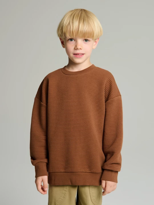 Obrázek produktu Sinsay - Bluza crewneck - brązowy