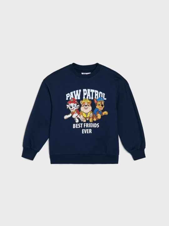Obrázek produktu Sinsay - Bluza crewneck z nadrukiem PAW Patrol - granatowy