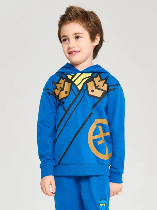 Obrázek produktu Sinsay - Bluza hoodie z nadrukiem Lego Ninjago - niebieski