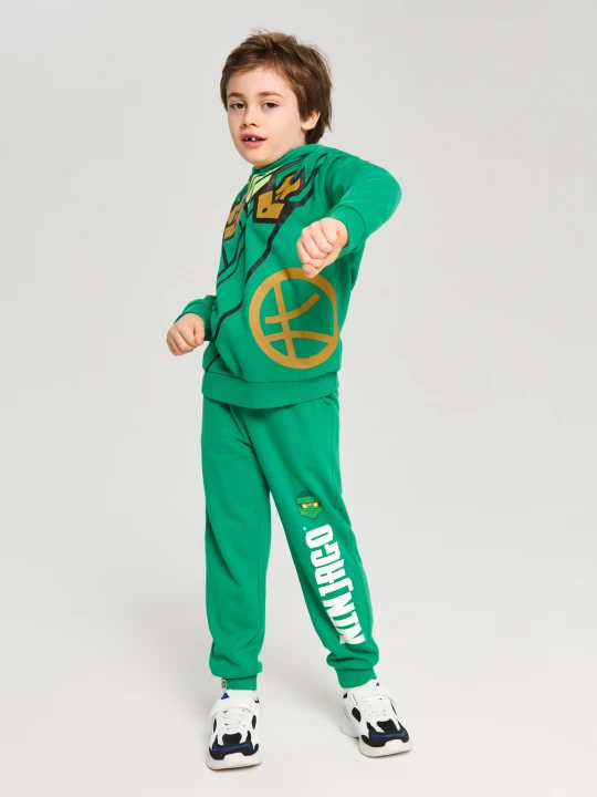 Obrázek produktu Sinsay - Bluza hoodie z nadrukiem Lego Ninjago - zielony