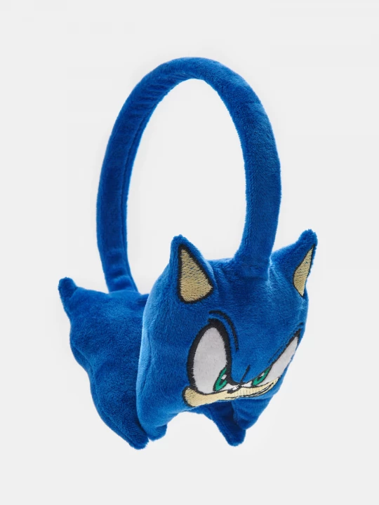 Obrázek produktu Sinsay - Nauszniki Sonic the Hedgehog z haftem i elementami 3D - niebieski