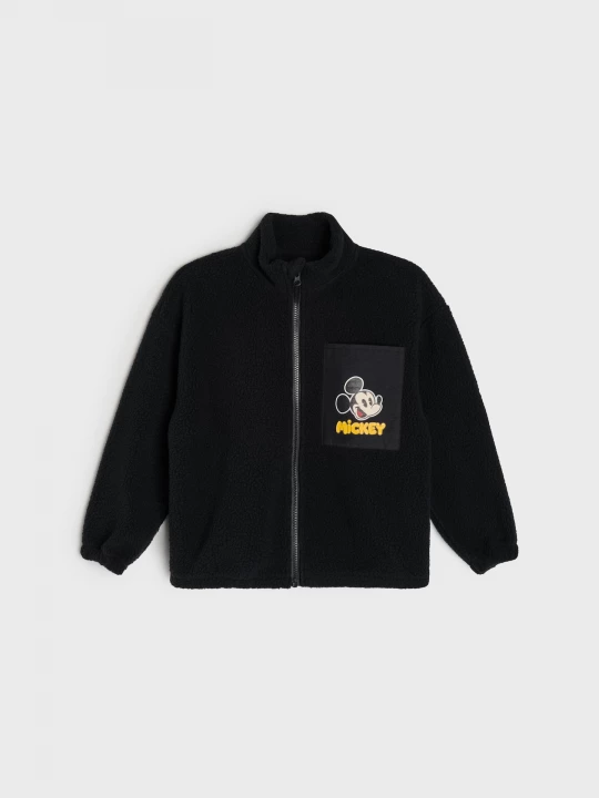 Obrázek produktu Sinsay - Ocieplana bluza loose Mickey Mouse - czarny