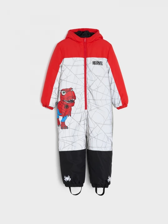 Obrázek produktu Sinsay - Ocieplany kombinezon z kapturem Spider-Man - czerwony