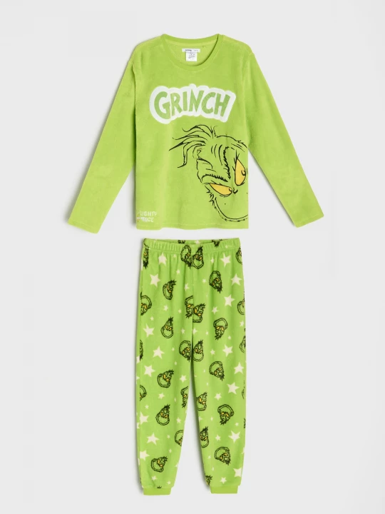 Obrázek produktu Sinsay - Piżama dwuczęściowa Grinch - zielony