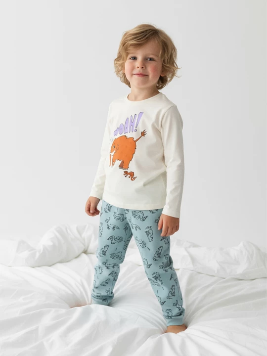 Obrázek produktu Sinsay - Piżama dwuczęściowa - kremowy