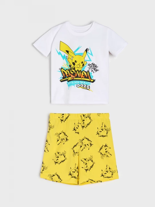 Obrázek produktu Sinsay - Piżama dwuczęściowa Pokémon - biały
