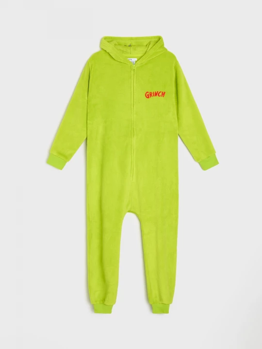 Obrázek produktu Sinsay - Piżama z kapturem i haftem Grinch - zielony