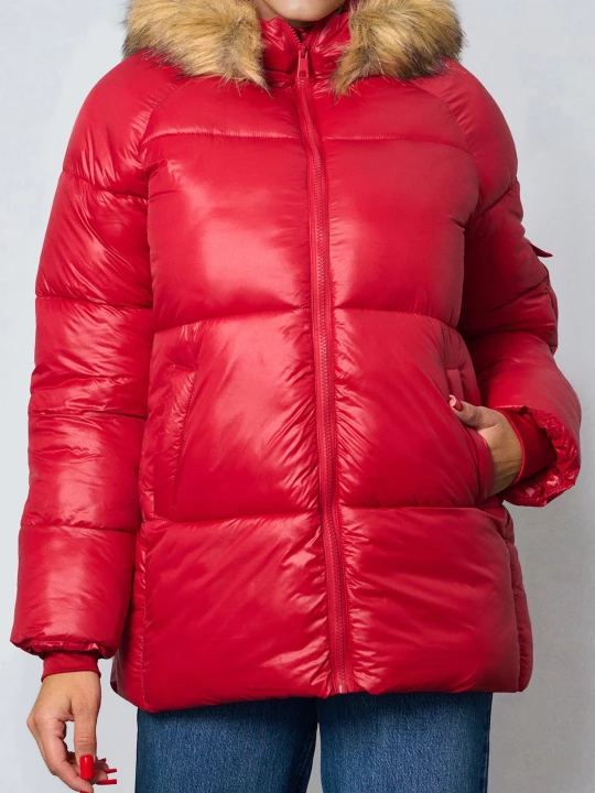 Obrázek produktu Sinsay - Prošívaná puffer bunda - červená