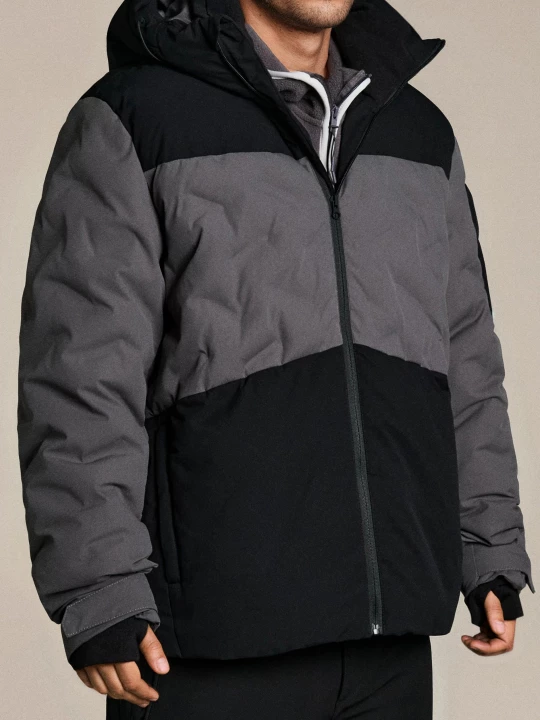 Obrázek produktu Sinsay - Prošívaná puffer bunda s kapucí - černá