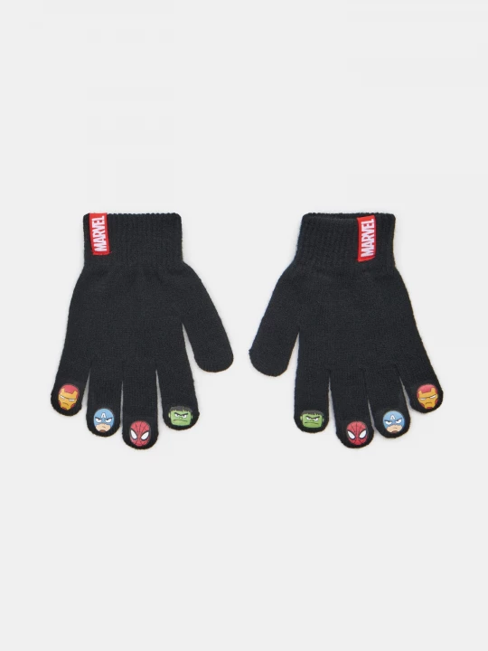 Obrázek produktu Sinsay - Rękawiczki z nadrukiem Marvel - czarny