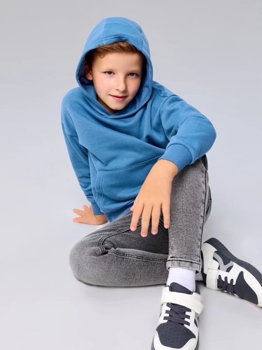 Obrázek produktu Sinsay - Jeansy relaxed skinny z domieszką wiskozy - szary