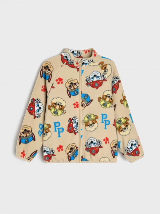 Obrázek produktu Sinsay - Rozpinana bluza polarowa ze stójką PAW Patrol - beżowy
