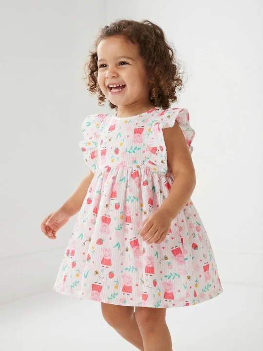 Obrázek produktu Sinsay - Šaty babydoll Peppa Pig - bílá