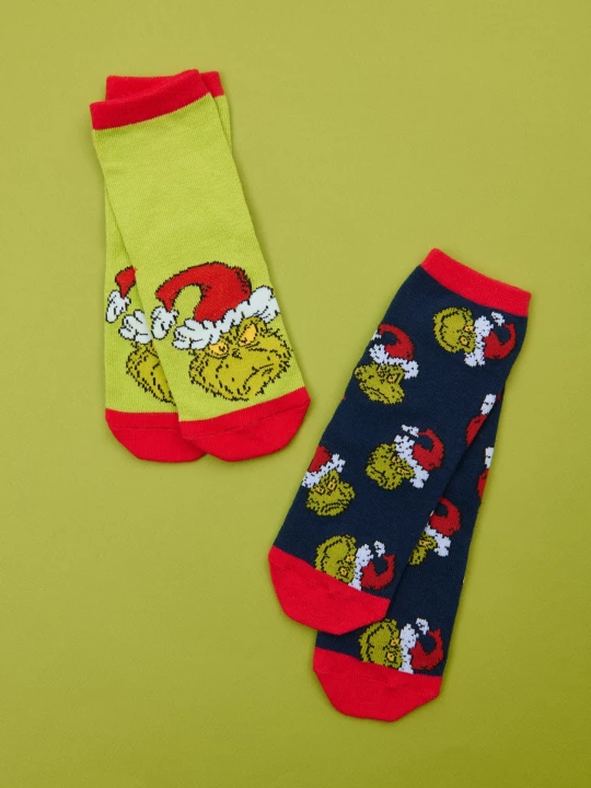 Obrázek produktu Sinsay - Skarpetki 2 pack Grinch - wielobarwny